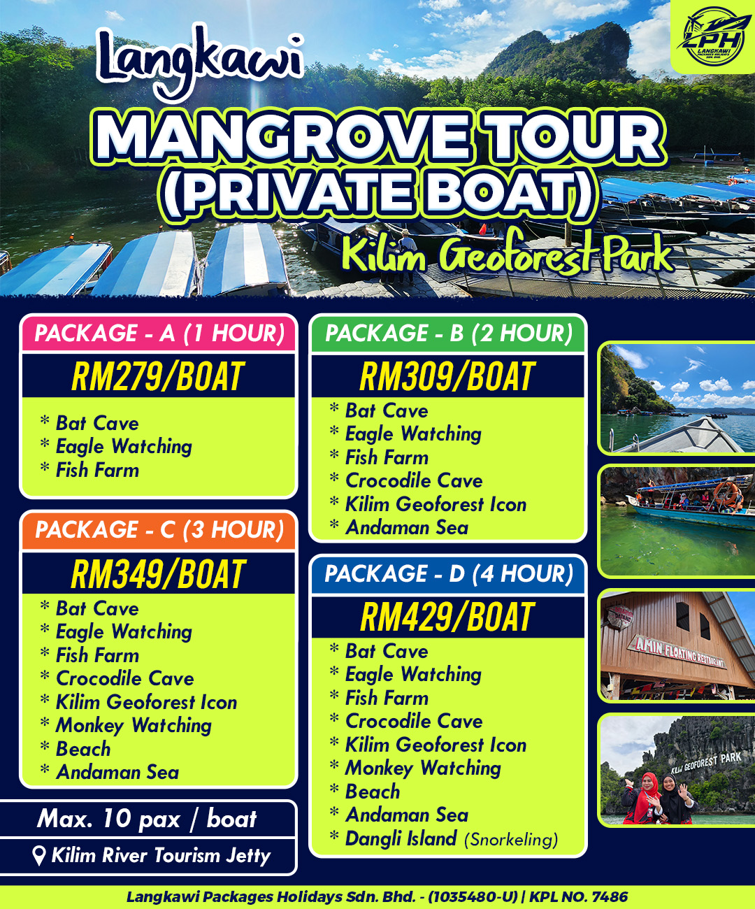 MANGROVE TOUR (PRIVATE BOAT)